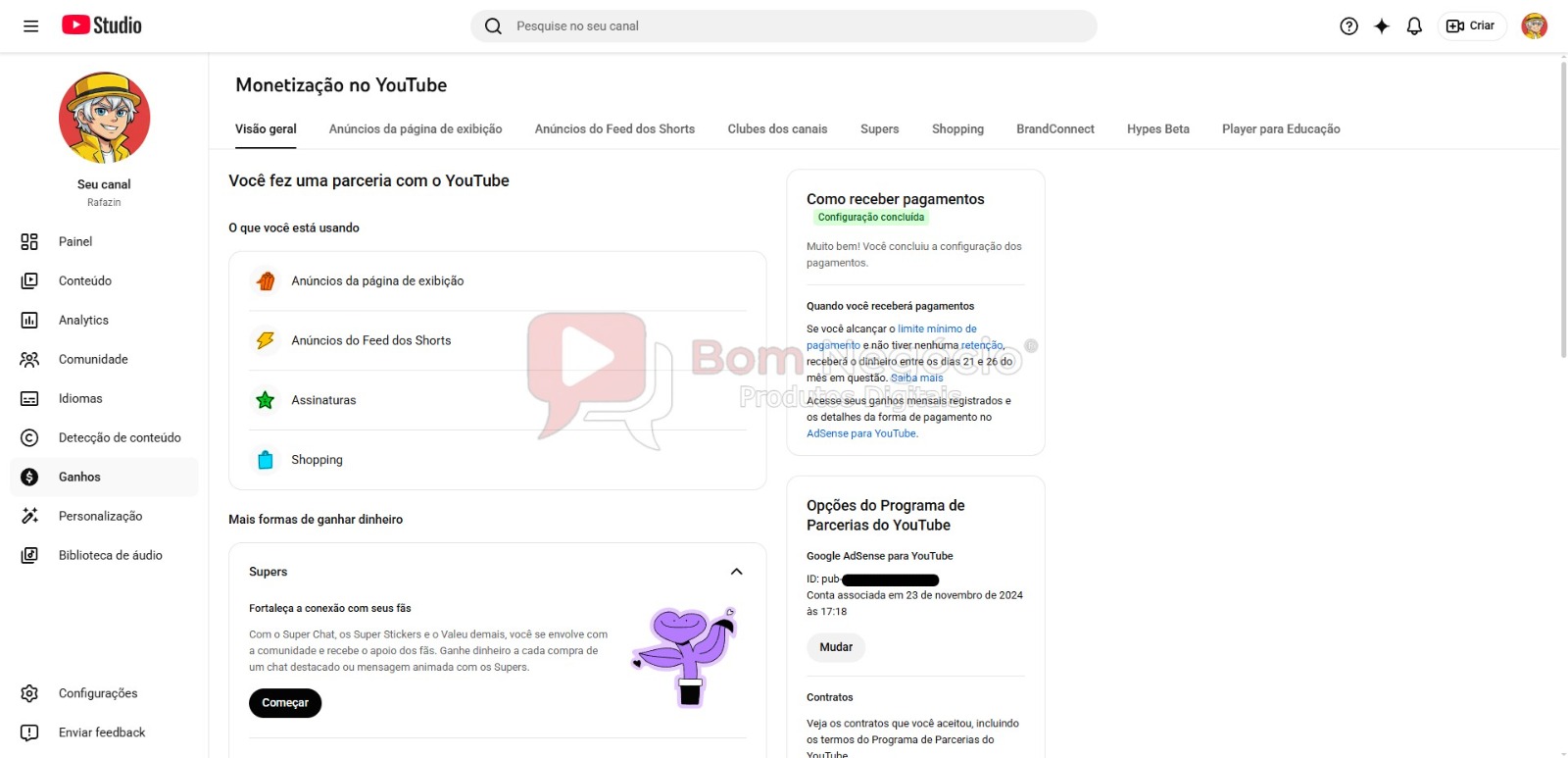 CANAL DO YOUTUBE DE 8K MONETIZADO - GAMES (COD-522) - Imagem 4