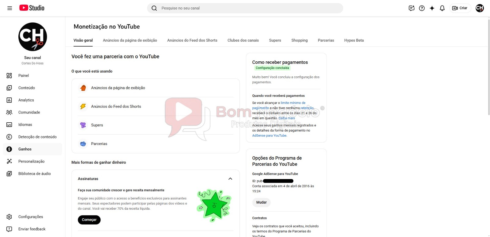 CANAL DO YOUTUBE DE 7K MONETIZADO - GAMES (COD-563) - Imagem 4